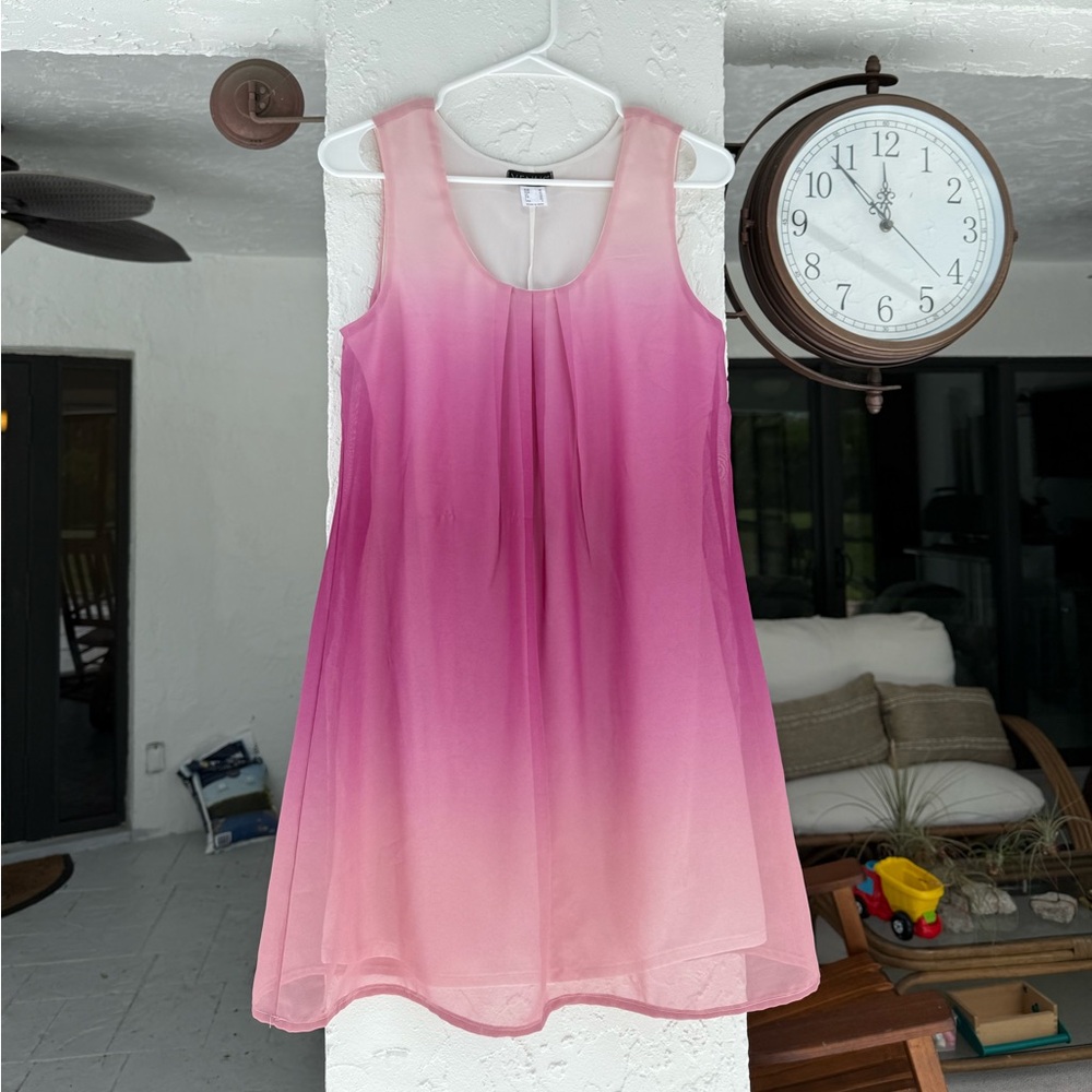 Pink Ombre Vintage Dress